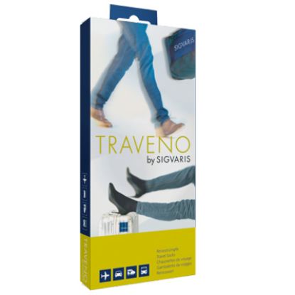 Slika Sigvaris traveno dokolenke 44-45 črne