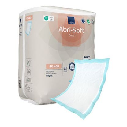 Slika Abri soft basic posteljna podloga za inkontinenco 40x60cm 60x