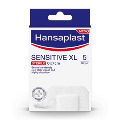 Slika Hansaplast obliž sensitive xl sterilen 5x