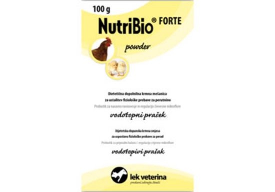 Slika Nutribio forte prašek s probiotiki vrečka 100 g