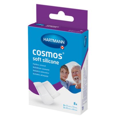 Slika Cosmos soft silicone obliž za rane 2-velikosti 8x