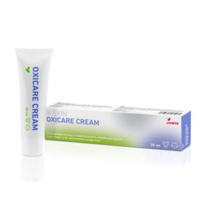Slika V-skin oxicare krema za nego ran z antioksidativnimi lastnostmi za pse in mačke 30 ml