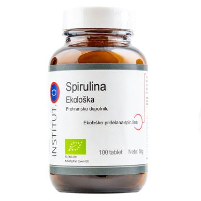 Slika Institut.o spirulina ekološka tablete 100x