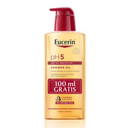 Slika Eucerin ph5 olje za prhanje plastenka s pumpico 400 ml (300ml + 100 ml gratis)