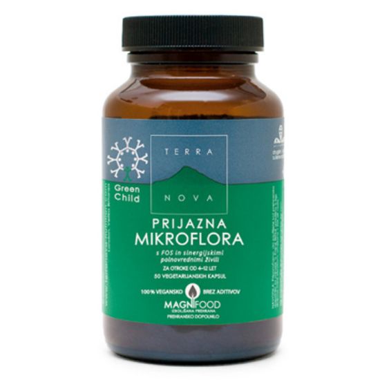 Slika Terranova prijazna mikroflora za otroke kapsule 50x
