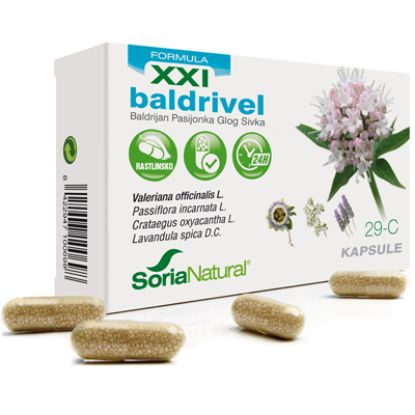 Slika Soria natural baldrijan xxi kapsule s podaljšanim sproščanjem 30x