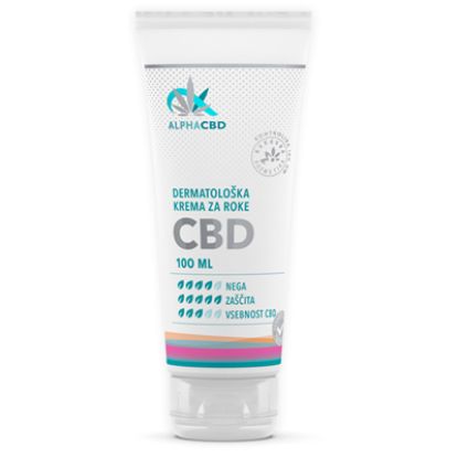 Slika Alpha cbd dermatološka krema za roke tuba 100 ml