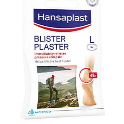 Slika Hansaplast obliž aqua protect xl 6 x 7 cm sterilen 5x