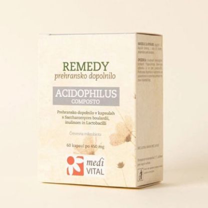 Slika Solime remedy acidophilus composto probiotik kapsule 60x