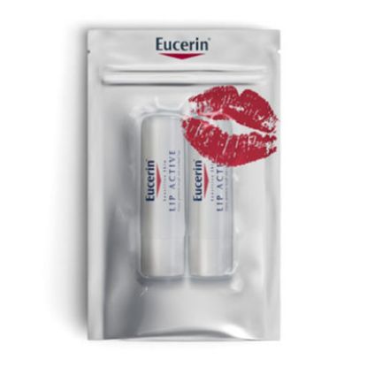 Slika Eucerin lip active balzam za ustnice zf20 stik 4,8 g dvojno pakiranje