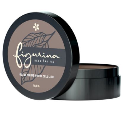 Slika Figurina oljni piling proti celulitu lonček 140 ml