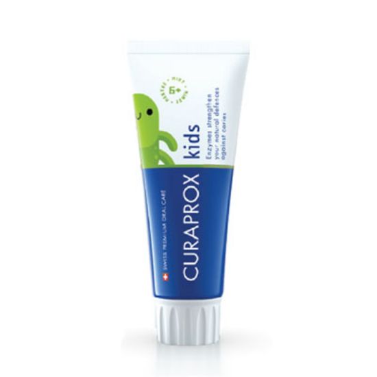 Slika Curaprox zobna pasta kids 6+ meta 1.450 ppm fluoridov 60 ml