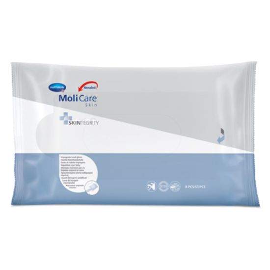 Slika Molicare skin čistilna rokavica za telo 200 x 200 mm zavitek 8x