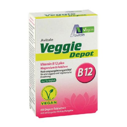 Slika Avitale veggie depot vitamin b12 vegetarijanske tablete 60x
