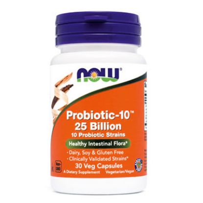 Slika Now probiotic-10 25 milijard kapsule 30x