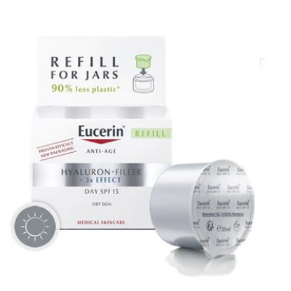 Slika Eucerin hyaluron-filler + 3x effect refill dnevna krema za suho kožo zf15 50 ml