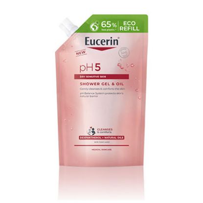 Slika Eucerin ph5 oljni gel za prhanje refill 400 ml