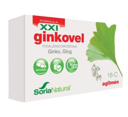 Slika Soria natural ginkovel xxi kapsule s podaljšanim sproščanjem 30x