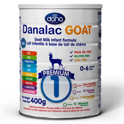 Slika Danalac goat 1 začetno mleko za dojenčke na osnovi kozjega mleka od rojstva naprej 400 g