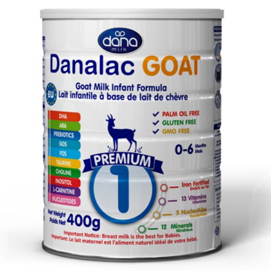 Slika Danalac goat 1 začetno mleko za dojenčke na osnovi kozjega mleka od rojstva naprej 400 g