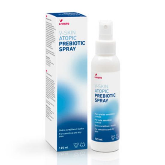 Slika V-skin atopic prebiotično pršilo za pse in mačke 125 ml