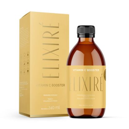 Slika Elixire  vitamin c booster, okus pomaranče ali limone, premium prehransko dopolnilo 240 ml