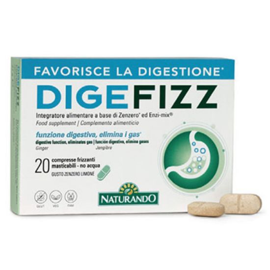 Slika Naturando digefizz šumeče žvečljive tablete 20x  l0u nat
