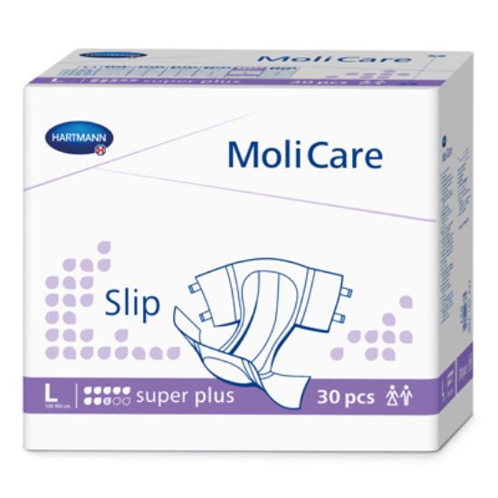 Slika MoliCare Slip Super Plus, nočne hlačne plenice za težko in zelo težko inkontinenco L 30x