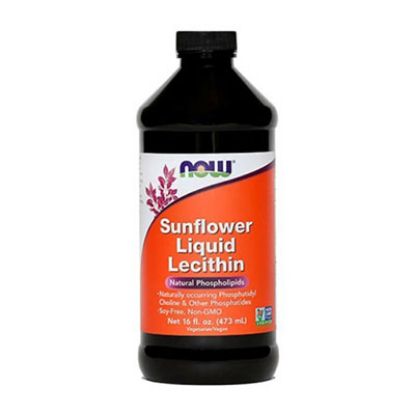 Slika Now sončnični lecitin tekočina plastenka 473 ml