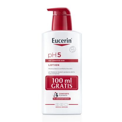 Slika Eucerin pH5, losjon za telo s pumpico 400 ml, akcija 100 ml gratis